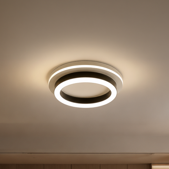 MODERN LED Chandelier 25W, Διάμετρος 20cm, Στρογγυλό, Κρύο/Ζεστό/Ουδέτερο φως, Μαύροι πολυέλαιοι LED Προεπιλεγμένος τίτλος Alessandro Design