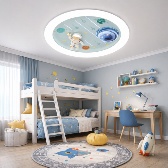 Πολυέλαιος LED CONSTELATION με τηλεχειριστήριο 64W, Διάμετρος 50cm, Κρύο/Ζεστό/Ουδέτερο φως, Λευκοί μπλε πολυέλαιοι LED με τηλεχειριστήριο Προεπιλεγμένος τίτλος Alessandro Design