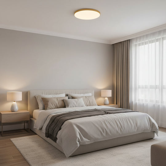 Φωτιστικό οροφής LED SOLIS 47cm 48W Cold Light Χρυσό φωτιστικό οροφής LED Προεπιλεγμένος τίτλος Alessandro Design