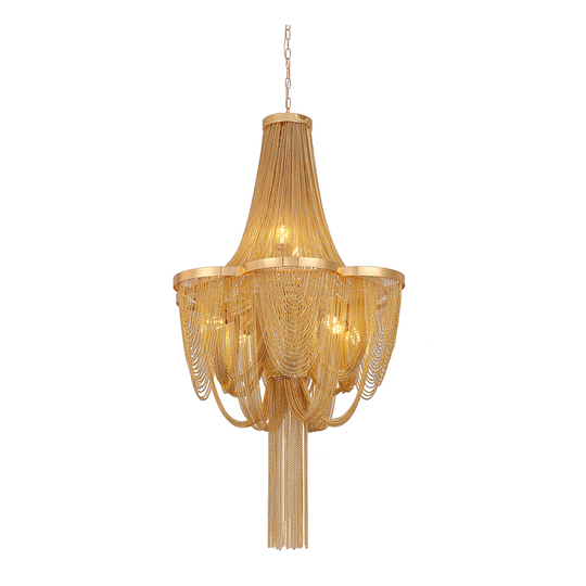Candelabra 4xE14, Διάμετρος 48cm, Χρυσό, Metal Modern Candelabra Προεπιλεγμένος τίτλος Alessandro Design