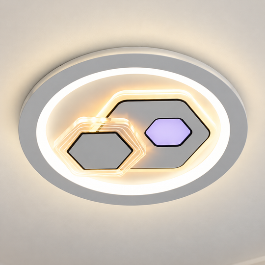 Πολυέλαιος LED KATHLEEN RGB 16W, Ζεστό/Ουδέτερο φως, Λευκό