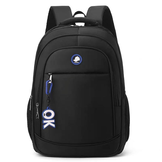 KANGIQLINIQ Travel Business Backpack, 47x33x15 cm, Oxford, Μαύρο και Μπλε
