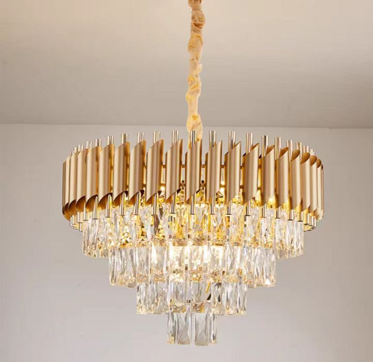 Crystal Chandelier VERSAILLES Magno 8x E14, Διάμετρος 60cm, Χρυσό, Ρυθμιζόμενο ύψος Crystal Chandelier Προεπιλεγμένος τίτλος Alessandro Design