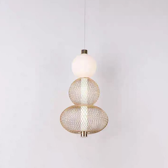 Κρεμαστός πολυέλαιος LED LM550/3GD, 12W, Light 3000/4000/6000K, Χρυσός Μοντέρνοι Πολυέλαιοι Προεπιλεγμένος τίτλος Alessandro Design