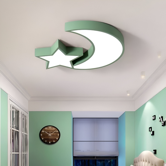 Sofia LED Chandelier, 34W, Green Acrylic, Moon and Star Shape, 3000K/4000K/6000K LED Chandeliers Προεπιλεγμένος τίτλος Alessandro Design