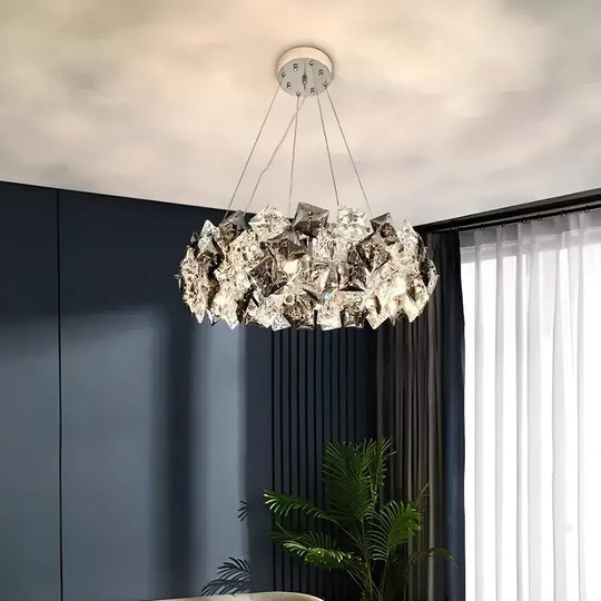 Hefe Crystal Candelabra 4x E27 Silver Crystal Candelabra Προεπιλεγμένος τίτλος Alessandro Design