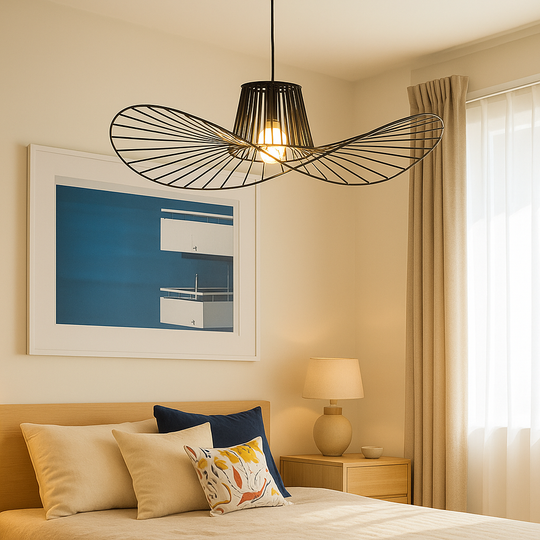 ELIAS Κρεμαστός Πολυέλαιος 60cm, 1x E27, Metal, Ρυθμιζόμενο ύψος, Μαύροι Μοντέρνοι Πολυέλαιοι Προεπιλεγμένος Τίτλος Alessandro Design