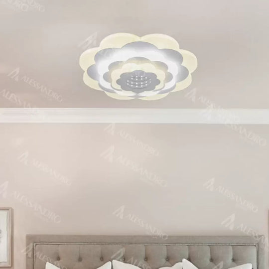 Πολυέλαιος LED NEXA 3D, 20W, Διάμετρος 24cm, Κρύο/Ζεστό/Ουδέτερο φως, Λευκοί πολυέλαιοι LED Προεπιλεγμένος τίτλος Alessandro Design