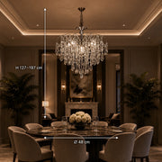 Crystal Chandelier CC9324/5CH, 5x E14, Diameter 48cm, Chrome - 01_CC9324-5CH.png