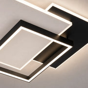 Πολυέλαιος LED με τηλεχειριστήριο CHIARA 98W, 3 τετράγωνα, κρύο/θερμό/ουδέτερο φως, ρυθμιζόμενο, μαύρο - LT633-500P_closeup.png