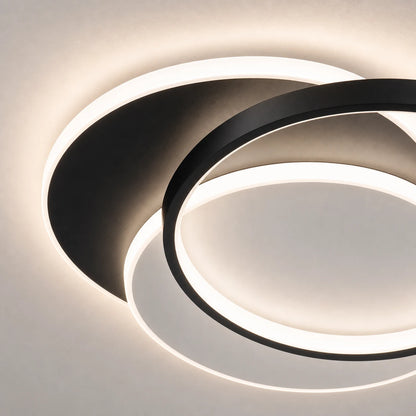 Πολυέλαιος LED με τηλεχειριστήριο CHIARA 67W, 3 κύκλοι, κρύο/θερμ/ουδέτερο φως, ρυθμιζόμενο, μαύρο - LT633-500R_closeup.png