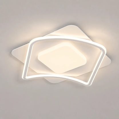 Πολυέλαιος LED με τηλεχειριστήριο MODERNO 53W, 2 τετράγωνα, κρύο/θερμό/ουδέτερο φως, ρυθμιζόμενο, λευκό - LT634-500P_cover.png