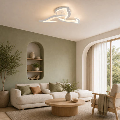 Πολυέλαιος LED με τηλεχειριστήριο LOTUS 32W, 3 Πέταλα, Κρύο/Ζεστό/Ουδέτερο φως, Ρυθμιζόμενο, Λευκό - LT660-3WH_cover.png