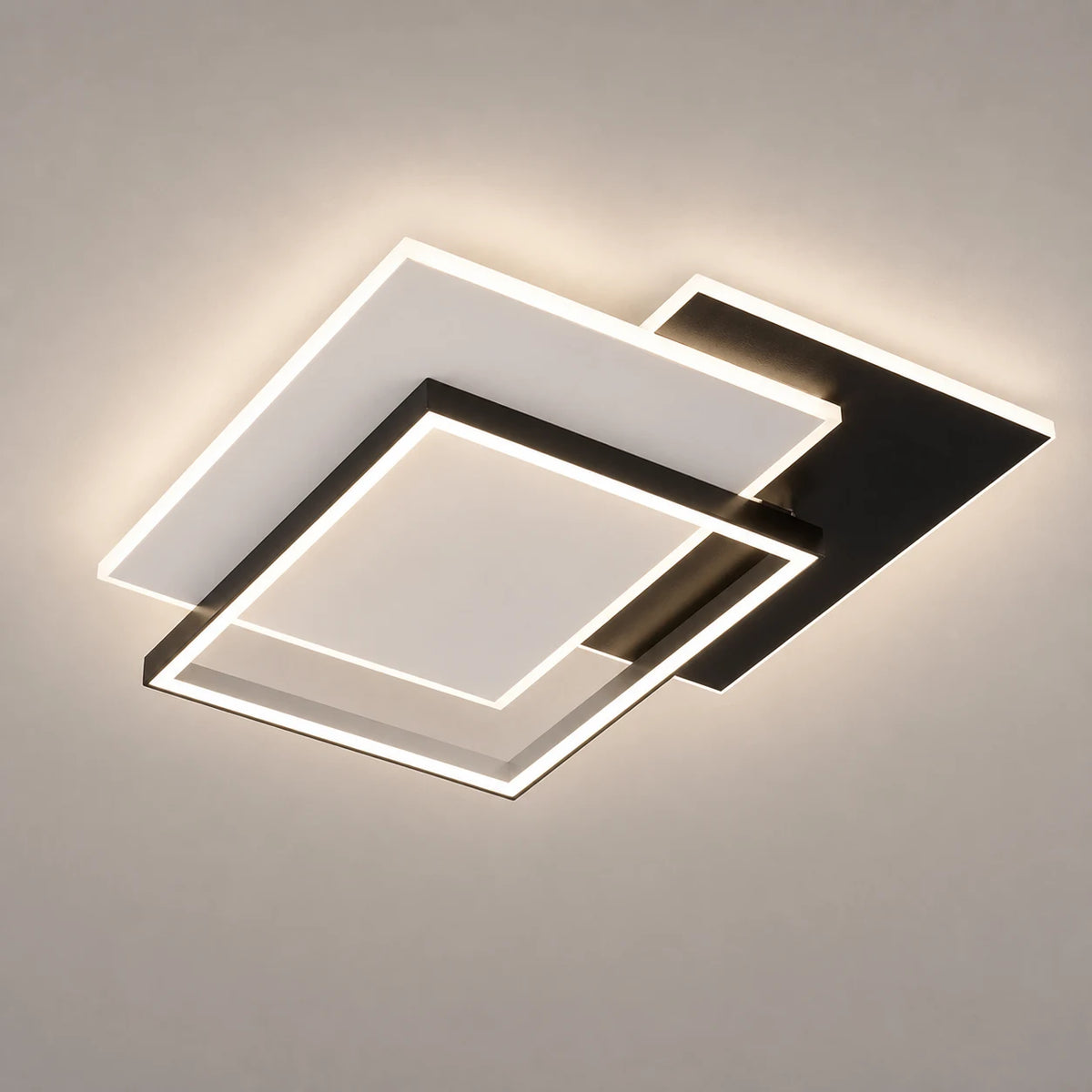 Πολυέλαιος LED με τηλεχειριστήριο CHIARA 98W, 3 τετράγωνα, κρύο/θερμό/ουδέτερο φως, ρυθμιζόμενο, μαύρο - LT633-500P_cover.png
