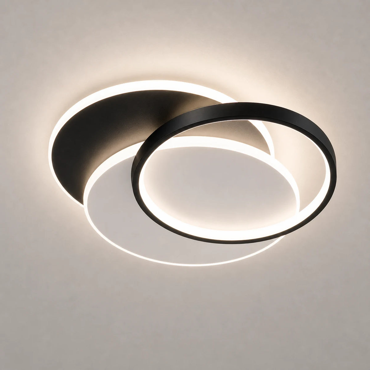 Πολυέλαιος LED με τηλεχειριστήριο CHIARA 67W, 3 κύκλοι, κρύο/θερμ/ουδέτερο φως, ρυθμιζόμενο, μαύρο - LT633-500R_cover.png