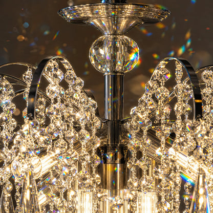 Crystal Chandelier CC9324/5CH, 5x E14, Diameter 48cm, Chrome - 04_CC9324-5CH.png
