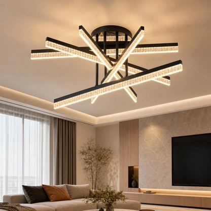 Πολυέλαιος LED με Τηλεχειριστήριο LT179/5BK, 68W, 5 Στοιχεία, Κρύο/Ζεστό/Ουδέτερο φως, Ρυθμιζόμενο, Μαύρο - 04_LT179-5BK.png
