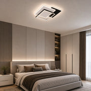 Πολυέλαιος LED με τηλεχειριστήριο CHIARA 98W, 3 Τετράγωνα, Κρύο/Ζεστό/Ουδέτερο φως, Ρυθμιζόμενο, Μαύρο - LT633-500P_place_bedroom.png