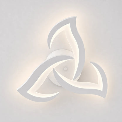 Πολυέλαιος LED με τηλεχειριστήριο LOTUS 32W, 3 Πέταλα, Κρύο/Ζεστό/Ουδέτερο φως, Ρυθμιζόμενο, Λευκό - LT660-3WH_size.png