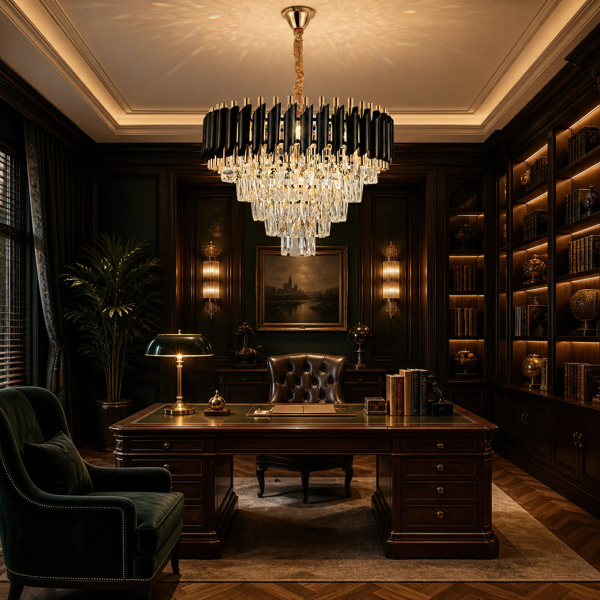 Crystal Chandelier VERSAILLES Elegance 8x E14, Διάμετρος 50cm, Χρυσός, Ρυθμιζόμενο Ύψος - 06_CC900-500GD.png