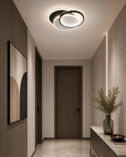 Πολυέλαιος LED με τηλεχειριστήριο CHIARA 67W, 3 κύκλοι, κρύο/θερμό/ουδέτερο φως, ρυθμιζόμενο, μαύρο - LT633-500R_place_hallway.png