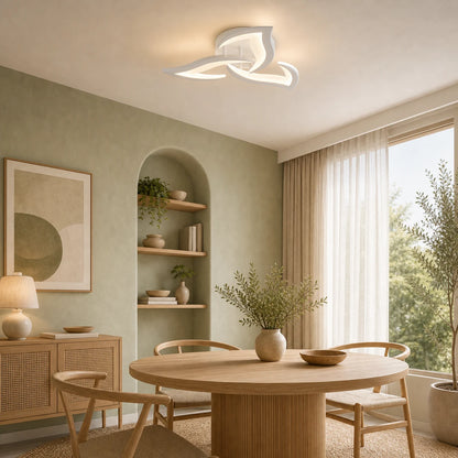 Πολυέλαιος LED με τηλεχειριστήριο LOTUS 32W, 3 Πέταλα, Κρύο/Ζεστό/Ουδέτερο φως, Ρυθμιζόμενο, Λευκό - LT660-3WH_tone.png