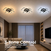 Πολυέλαιος LED με τηλεχειριστήριο ELLA 120W, 6 Τετράγωνα, Κρύο/Ζεστό/Ουδέτερο φως, Ρυθμιζόμενο, Μαύρο, Μεταλλικό και Ακρυλικό - 08_LT130-6BK.png