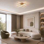 Πολυέλαιος LED με Τηλεχειριστήριο LINEX, 53W, Light 3000K/4000K/6000K, Dimmable, Gold - 09_LT171-4GD.png
