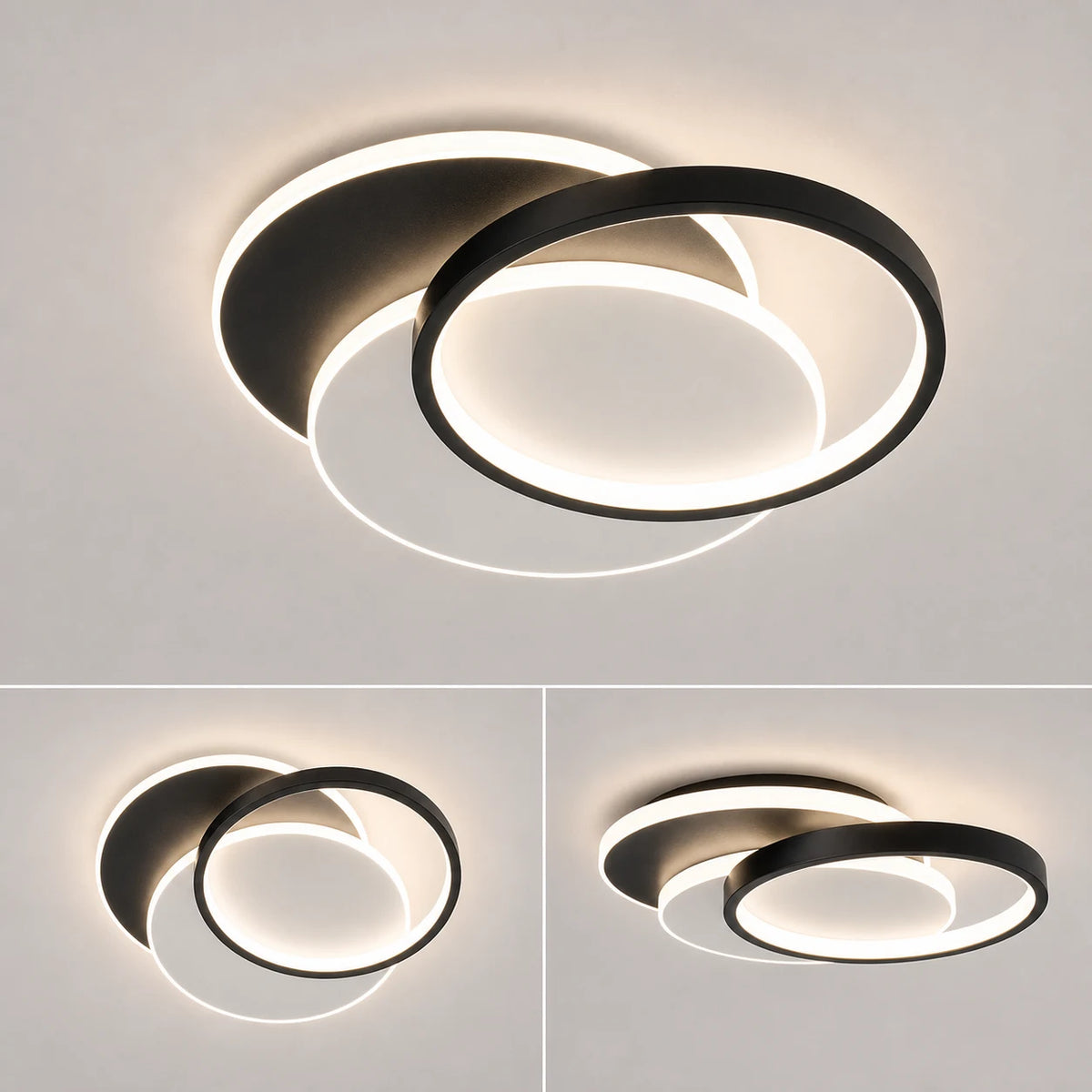 Πολυέλαιος LED με τηλεχειριστήριο CHIARA 67W, 3 κύκλοι, κρύο/θερμ/ουδέτερο φως, ρυθμιζόμενο, μαύρο - LT633-500R_spec.png