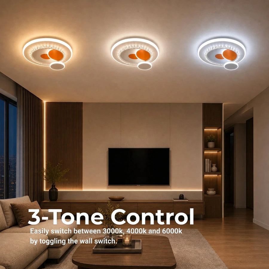Πολυέλαιος LED με κρύσταλλο HELIOX, 40W, 4 κύκλοι, Κρύο/Ζεστό/Ουδέτερο φως, Λευκό - 10_LL653-300OR.png