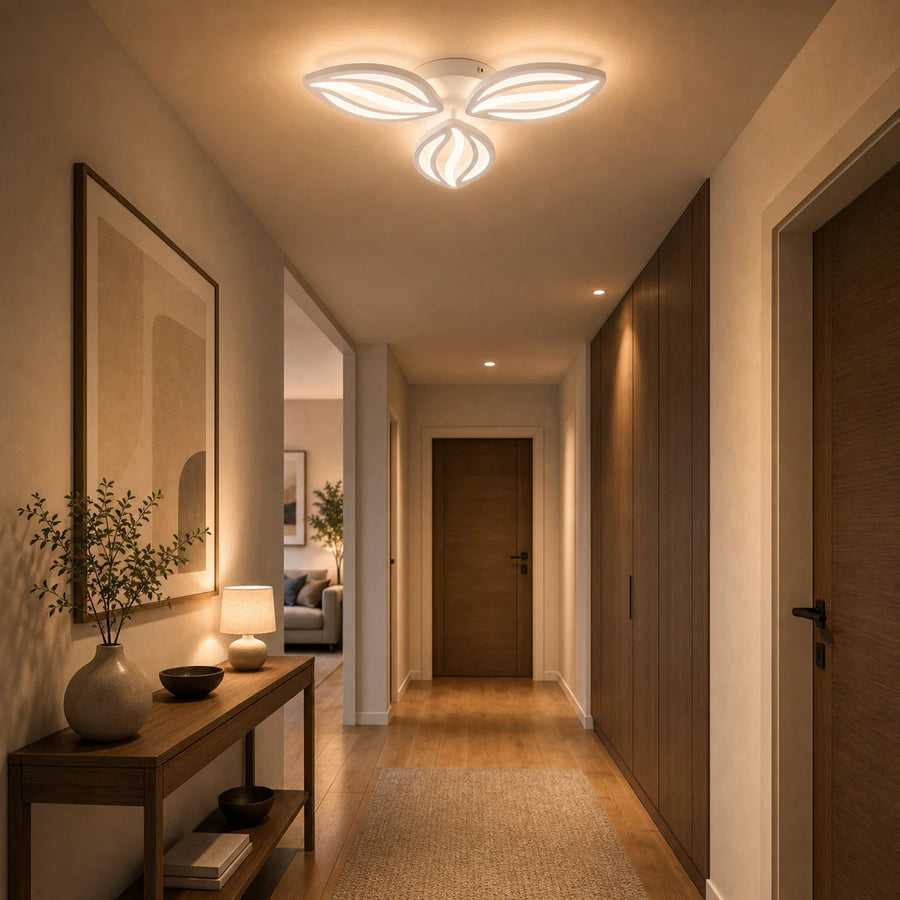Πολυέλαιος LED με τηλεχειριστήριο ORCHID 40W, 3 Πέταλα, Κρύο/Ζεστό/Ουδέτερο φως, Ρυθμιζόμενο, Λευκό - 12_LT280-3WH.png