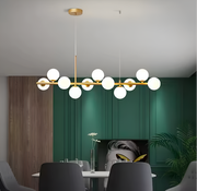 LOFT Pavilion Modern Light Bulb Chandelier, 11x G9, Gold, Metal, Adjustable Height Modern Chandeliers Προεπιλεγμένος τίτλος Alessandro Design