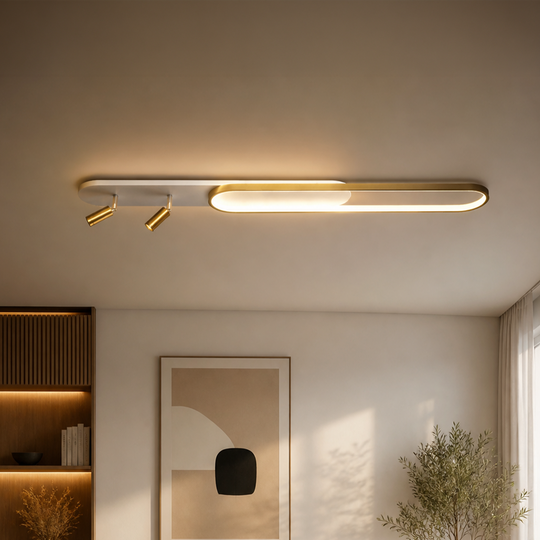 Πολυέλαιος LED με ρυθμιζόμενο προβολέα FISSO Camilla, 66W, Κρύο/Ζεστό/Ουδέτερο φως, Γυαλιστερό Χρυσό LED Πολυέλαιοι Προεπιλεγμένος τίτλος Alessandro Design