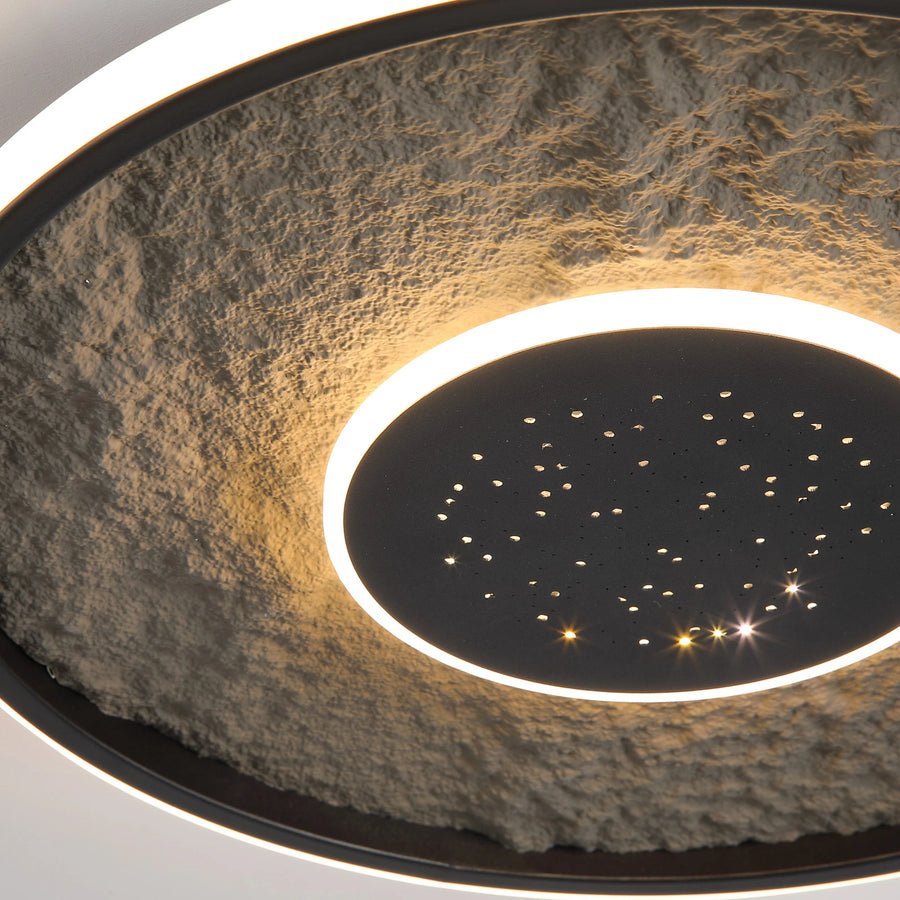Πολυέλαιος LED με τηλεχειριστήριο LT656BK, 3000/4000/6000K, Ø40,5,46W, Μαύροι πολυέλαιοι LED με τηλεχειριστήριο Προεπιλεγμένος τίτλος Alessandro Design