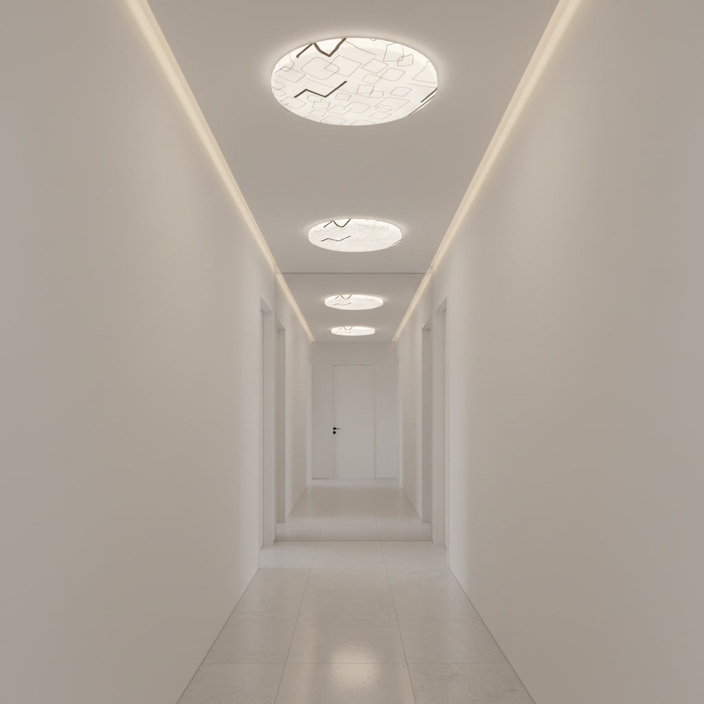 Φωτιστικό οροφής LED 23 cm, 22W, 3000K / 4000K / 6000K, Λευκά, μεταλλικά και ακρυλικά φωτιστικά οροφής LED Προεπιλεγμένος τίτλος Alessandro Design