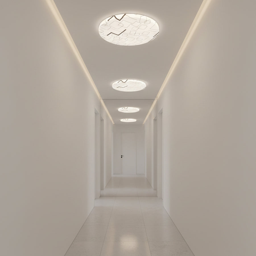 Φωτιστικό οροφής LED 23 cm, 22W, 3000K / 4000K / 6000K, Λευκά, μεταλλικά και ακρυλικά φωτιστικά οροφής LED Προεπιλεγμένος τίτλος Alessandro Design