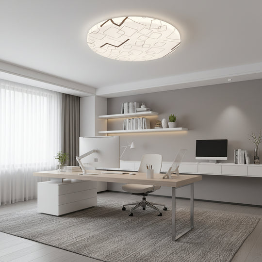 Φωτιστικό οροφής LED 35 cm, 31W, 3000K / 4000K / 6000K, Λευκά, μεταλλικά και ακρυλικά φωτιστικά οροφής LED Προεπιλεγμένος τίτλος Alessandro Design