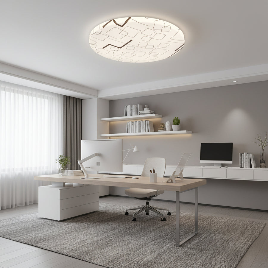 Φωτιστικό οροφής LED 35 cm, 31W, 3000K / 4000K / 6000K, Λευκά, μεταλλικά και ακρυλικά φωτιστικά οροφής LED Προεπιλεγμένος τίτλος Alessandro Design