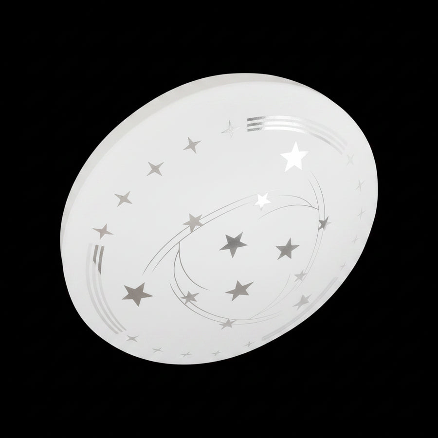 Star LED φωτιστικό οροφής 23 cm, 22W, 3000K / 4000K / 6000K, Λευκά, μεταλλικά και ακρυλικά φωτιστικά οροφής LED Προεπιλεγμένος τίτλος Alessandro Design