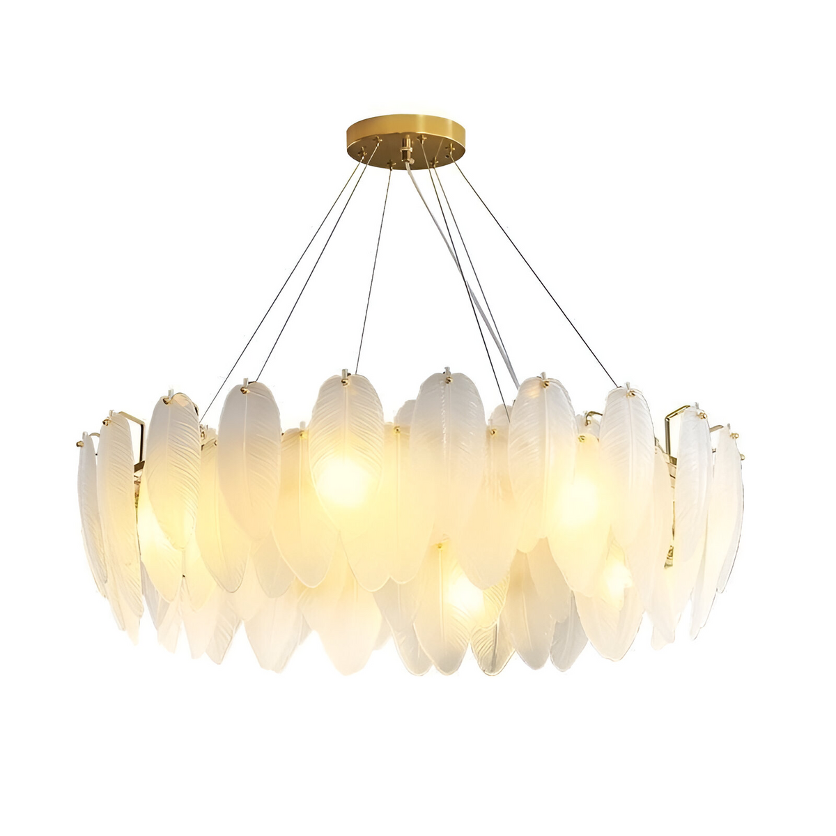 VICOMTE Pepito Crystal Chandelier, 5x E14, Διάμετρος 42cm, Χρυσό, Ρυθμιζόμενο ύψος Μοντέρνοι Πολυέλαιοι Προεπιλεγμένος τίτλος Alessandro Design