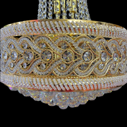 Crystal Candelabra CC718/400, 11x E14, Διάμετρος 40cm, Γυαλιστερό Χρυσό Crystal Candelabra Προεπιλεγμένος τίτλος Alessandro Design