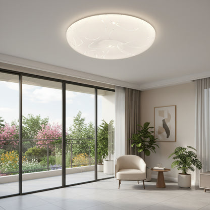Στρογγυλό φωτιστικό οροφής LED 23 cm, 22W, 3000K / 4000K / 6000K, Λευκά, μεταλλικά και ακρυλικά φωτιστικά οροφής LED Προεπιλεγμένος τίτλος Alessandro Design