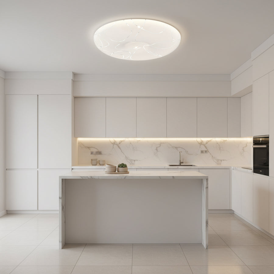 Φωτιστικό οροφής LED 35 cm, 31W, 3000K / 4000K / 6000K, Λευκά, μεταλλικά και ακρυλικά φωτιστικά οροφής LED Προεπιλεγμένος τίτλος Alessandro Design