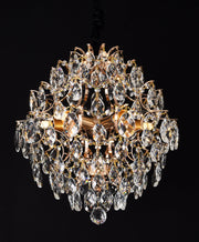 Crystal Chandelier CRYSTARA Nobile, 5x E14, Diameter 40cm, Shiny Gold Crystal Chandeliers Προεπιλεγμένος τίτλος Alessandro Design