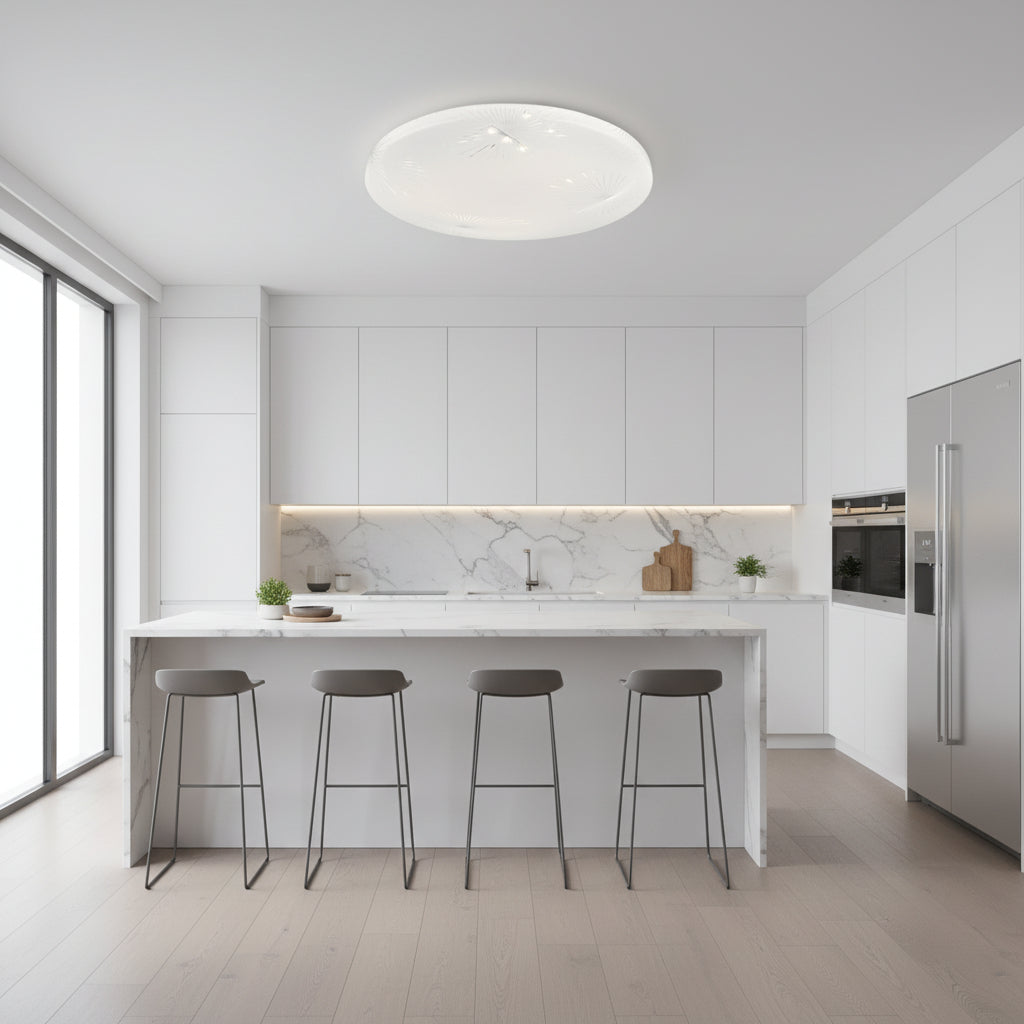 Φωτιστικό οροφής LED 35 cm, 31W, 3000K / 4000K / 6000K, Λευκά, μεταλλικά και ακρυλικά φωτιστικά οροφής LED Προεπιλεγμένος τίτλος Alessandro Design