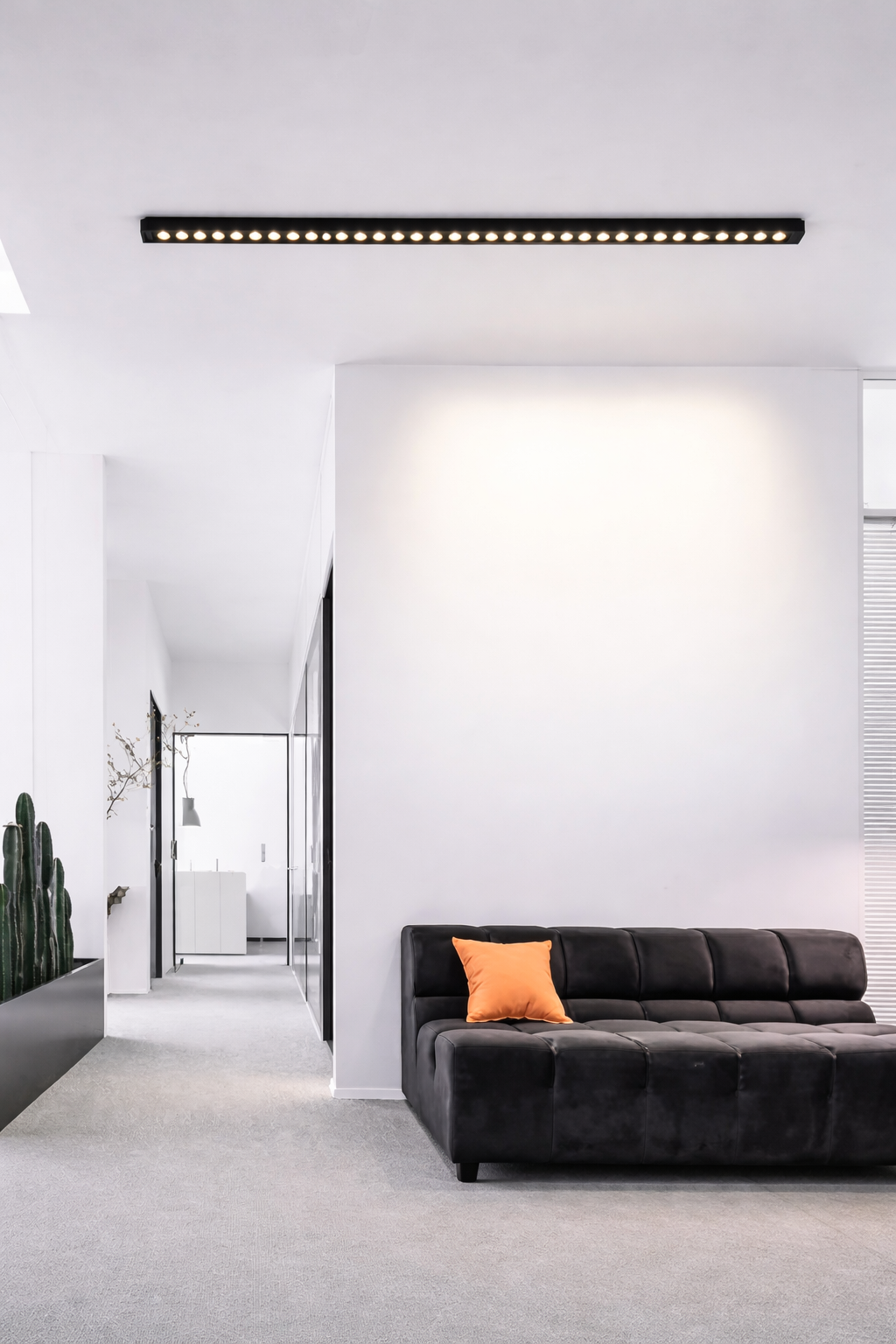 Εφαρμοσμένο πλέγμα γραμμικού προβολέα LED 35W, ουδέτερο φως 4000k, 35 πηγές, 94x3,5x6,5 cm φώτα οροφής LED Προεπιλεγμένος τίτλος Alessandro Design