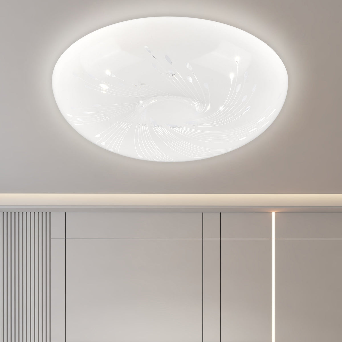Φωτιστικό οροφής LED 35 cm, 31W, 3000K / 4000K / 6000K, Λευκά, μεταλλικά και ακρυλικά φωτιστικά οροφής LED Προεπιλεγμένος τίτλος Alessandro Design