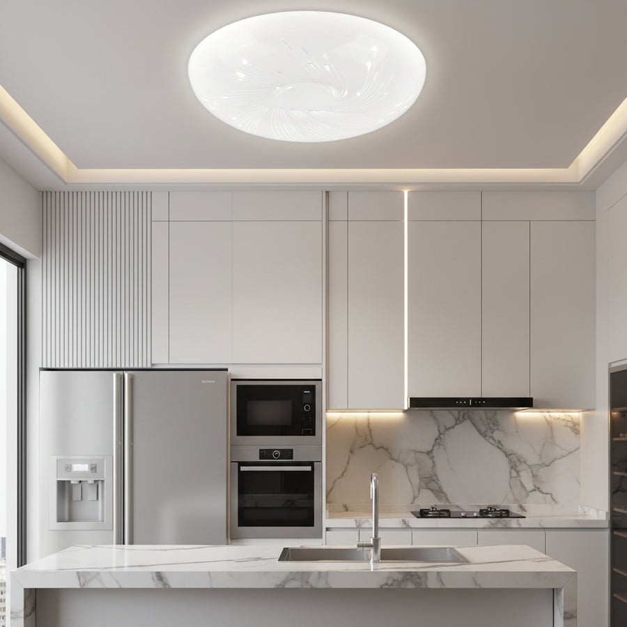 Φωτιστικό οροφής LED 35 cm, 31W, 3000K / 4000K / 6000K, Λευκά, μεταλλικά και ακρυλικά φωτιστικά οροφής LED Προεπιλεγμένος τίτλος Alessandro Design