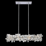 NEXORA Regalis Crystal Chandelier, 10xE14, 78X28cm, Ρυθμιζόμενο ύψος, Κομψή σχεδίαση Crystal Chandeliers Προεπιλεγμένος τίτλος Alessandro Design