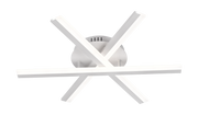 Πολυέλαιος LED με τηλεχειριστήριο ZOE, 40W, Κρύο/Ζεστό/Ουδέτερο φως, Ρυθμιζόμενο, Λευκός πολυέλαιος LED με τηλεχειριστήριο Προεπιλεγμένος τίτλος Alessandro Design